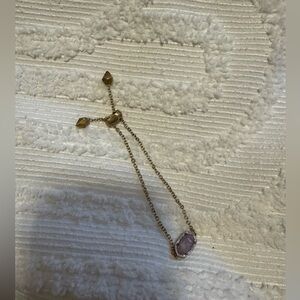 Kendra Scott Gold and Purple Bracelet